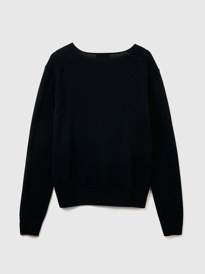 V NECK SWEATER L/S Women image number 5